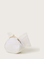 Monsoon Natural Maggie Embroidered Petal Bow Bag - Image 2 of 4