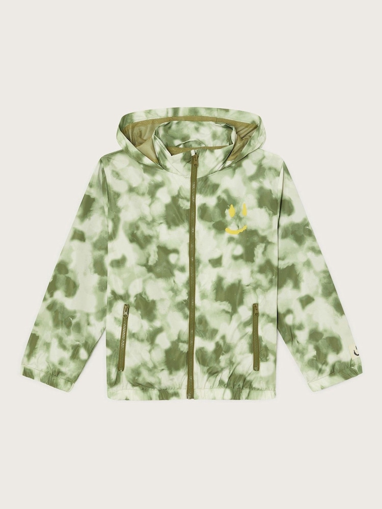Monsoon Green Tie Dye Windbreaker Jacket - Image 1 of 3