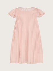 Monsoon Pink Nellie Pleated Bridesmaid Dress - Image 2 of 4