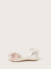 Monsoon Pink Two-Tone Ballerina Flats - Image 2 of 3