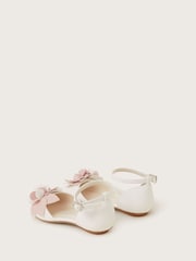 Monsoon Pink Two-Tone Ballerina Flats - Image 3 of 3