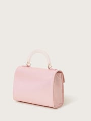 Monsoon Pink Cassie Shimmery Tulle Flower Bridesmaid Bag - Image 2 of 4