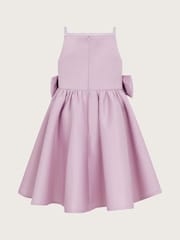 Monsoon Purple Two-Bow Scuba Dress - Image 3 of 4