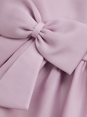 Monsoon Purple Two-Bow Scuba Dress - Image 4 of 4