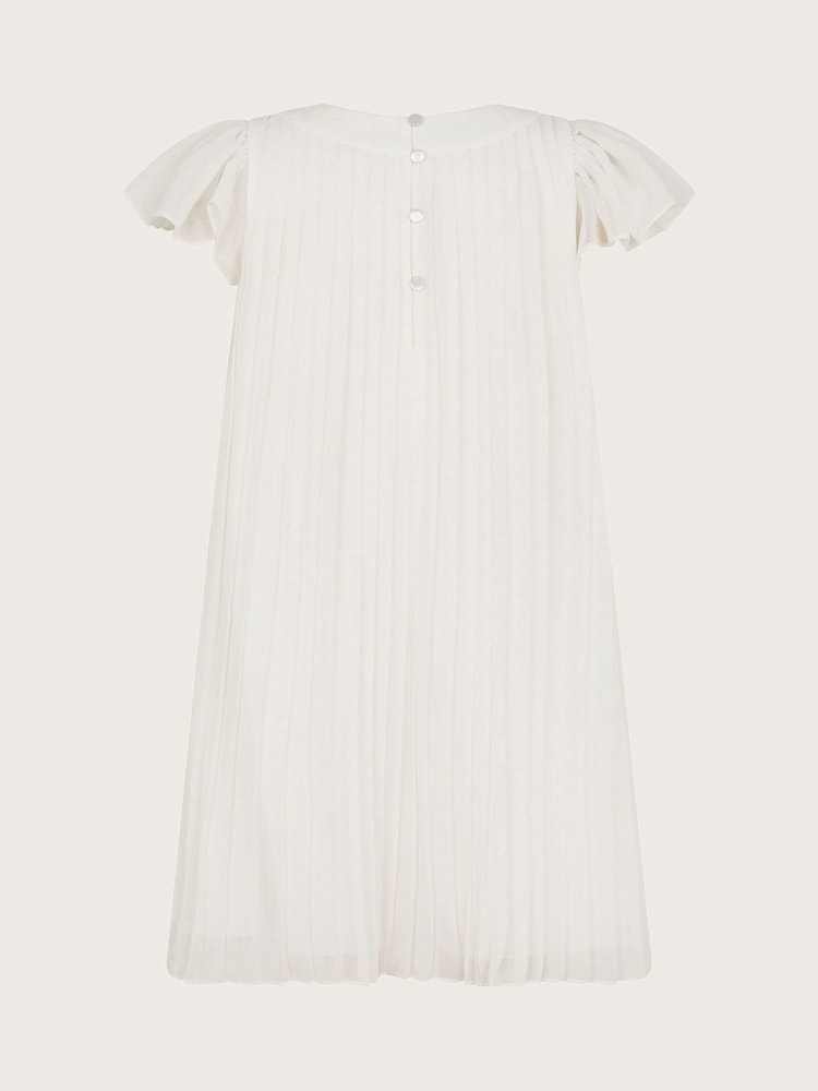 Monsoon Natural Nellie Pleated Bridesmaid Dress - Image 3 of 4