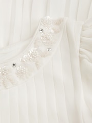 Monsoon Natural Nellie Pleated Bridesmaid Dress - Image 4 of 4