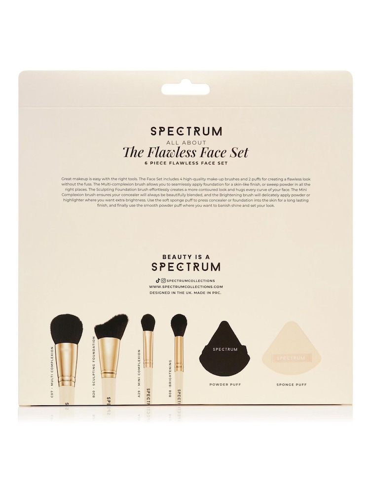 Spectrum Collections All About The Brush Flawless Face Set 6 Piece - Image 2 of 3