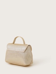 Monsoon Gold Mini Metallic Jewel Embellished Bag - Image 2 of 4