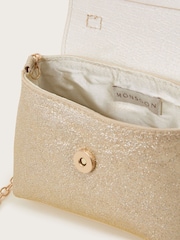 Monsoon Gold Mini Metallic Jewel Embellished Bag - Image 4 of 4