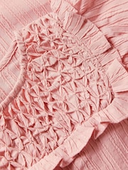 Monsoon Pink Smock Textured Jumpsuit - Image 4 of 4