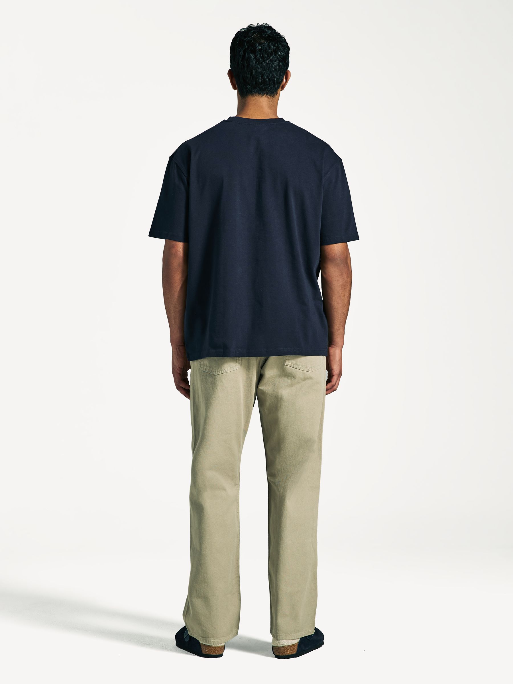 Buy Norse Projects Brown Relaxed Fit Mogens 5 Pocket Twill