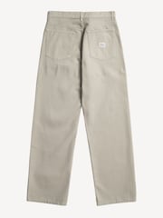 Norse Projects Brown Relaxed Fit Mogens 5 Pocket Twill Trousers - Image 8 of 9