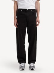 Norse Projects Black Relaxed Fit Mogens 5 Pocket Twill Trousers - Image 1 of 5