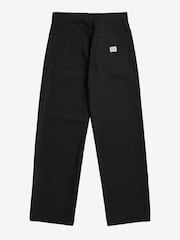 Norse Projects Black Relaxed Fit Mogens 5 Pocket Twill Trousers - Image 4 of 5