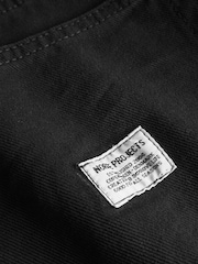 Norse Projects Black Relaxed Fit Mogens 5 Pocket Twill Trousers - Image 5 of 5