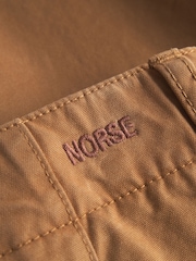 Norse Projects Brown Lukas Relaxed Leg Workwear Trousers - Image 5 of 5