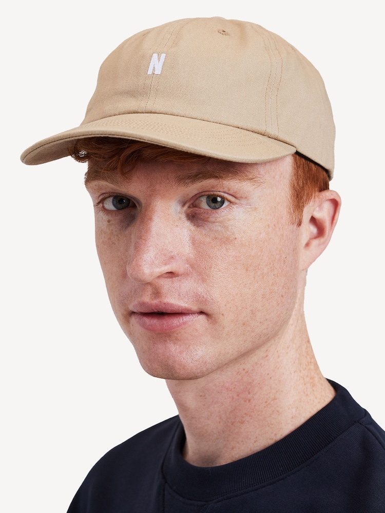 Norse Projects Brown N Logo Twill Sports Cap - Image 3 of 3
