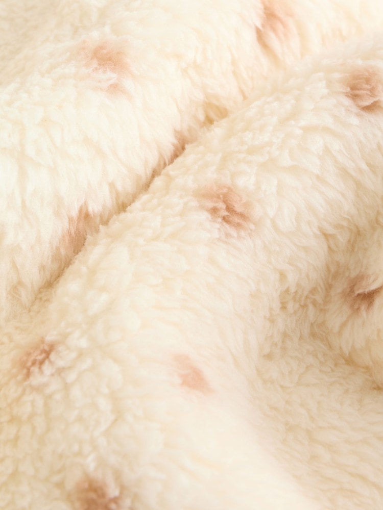 Spot Heavyweight Fleece Baby Sleepsuit - Image 10 of 10