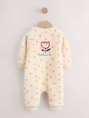 Spot Heavyweight Fleece Baby Sleepsuit - Image 2 of 10