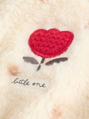 Spot Heavyweight Fleece Baby Sleepsuit - Image 7 of 10