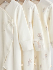 Ecru Fairy Mouse 3 Pack Baby Sleepsuits (0-2yrs) - Image 7 of 12