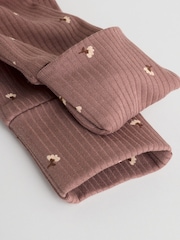 Brown Ditsy Floral Baby Sleepsuits 3 Pack (0-2yrs) - Image 12 of 14