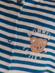 Navy Stripe Mummys Little Cub Baby Family Sleepsuit (0-2yrs) - Image 4 of 15