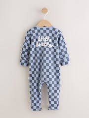 Blue Little Brother Baby Family Sleepsuit (0-2yrs) - Image 5 of 11