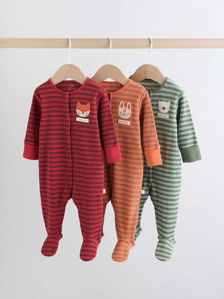 Orange Baby Two Way Zip Sleepsuit (0mths-2yrs) - Image 1 of 19