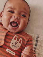 Orange Baby Two Way Zip Sleepsuit (0mths-2yrs) - Image 3 of 19