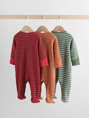 Orange Baby Two Way Zip Sleepsuit (0mths-2yrs) - Image 5 of 19
