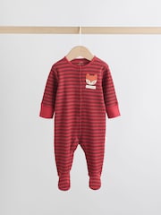 Orange Baby Two Way Zip Sleepsuit (0mths-2yrs) - Image 8 of 19