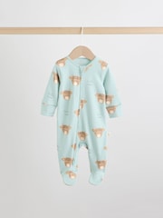 Minerals Baby Hamish Sleepsuits 4 Pack (0-2yrs) - Image 4 of 15