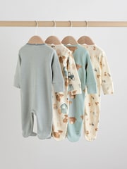 Minerals Baby Hamish Sleepsuits 4 Pack (0-2yrs) - Image 6 of 15