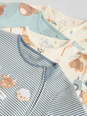 Minerals Baby Hamish Sleepsuits 4 Pack (0-2yrs) - Image 9 of 15