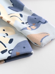 Navy Baby Two Way Zip Sleepsuits 4 Pack (0mths-2yrs) - Image 12 of 15