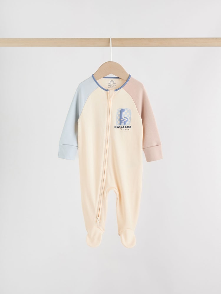Navy Baby Two Way Zip Sleepsuits 4 Pack (0mths-2yrs) - Image 2 of 15 Navy Baby Two Way Zip Sleepsuits 4 Pack (0mths-2yrs) - Image 2 of 15