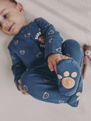 Navy Daddys Little Cub Baby Family Sleepsuit (0-2yrs) - Image 12 of 15