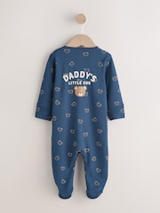 Navy Daddys Little Cub Baby Family Sleepsuit (0-2yrs) - Image 2 of 15