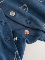 Navy Daddys Little Cub Baby Family Sleepsuit (0-2yrs) - Image 6 of 15