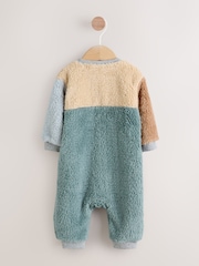 Minerals Colour Blocked Fleece Sleepsuit - Image 2 of 10