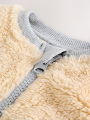 Minerals Colour Blocked Fleece Sleepsuit - Image 5 of 10