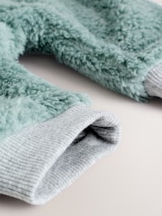 Minerals Colour Blocked Fleece Sleepsuit - Image 6 of 10