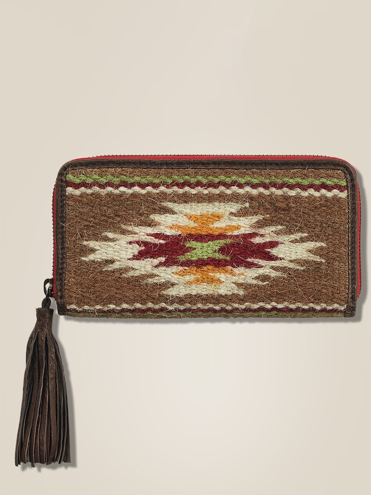 Ariat Sheridan South Western Clutch Brown Wallet Purse - Image 1 of 1