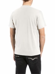 Replay White Logo T-Shirt - Image 2 of 2