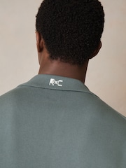 Reiss Sage Accra Reiss | Ché Beaded Crochet Shirt - Image 6 of 7