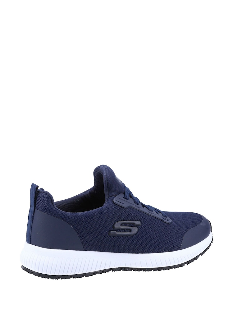 Blau - Skechers Damen Squad rutschfeste Arbeitsturnschuhe - Bild 2 von 4 Blau - Skechers Damen Squad rutschfeste Arbeitsturnschuhe - Bild 2 von 4