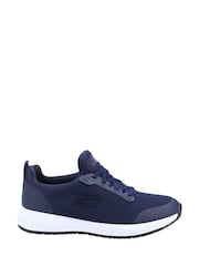 Skechers Blue Standard Fit Skechers Womens Standard Fit Squad Slip Resistant Work Trainers - Image 4 of 4