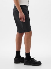 Черный - Gap Cotton Blend Vintage Shorts - Изображение 3 из 5