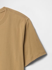 beis - Maga corta - Camiseta de cuello redondo de 100 % algodón de Gap Everyday - Imagen 5 de 5
